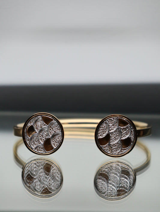 D'OURO FILIGRANA ESCRAVA DUO